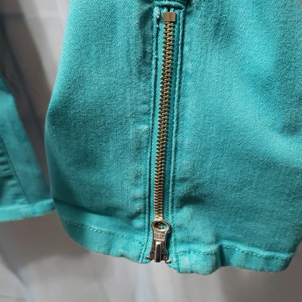 Women's Aqua Skinny Jeans - Casual Stretch Pants - Picture 4 of 8